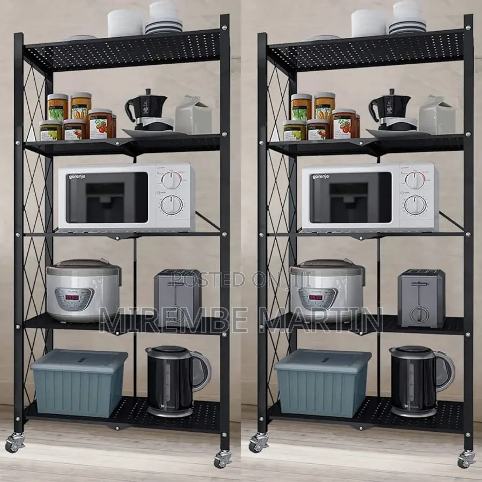 Foldable Metal Storage Rack