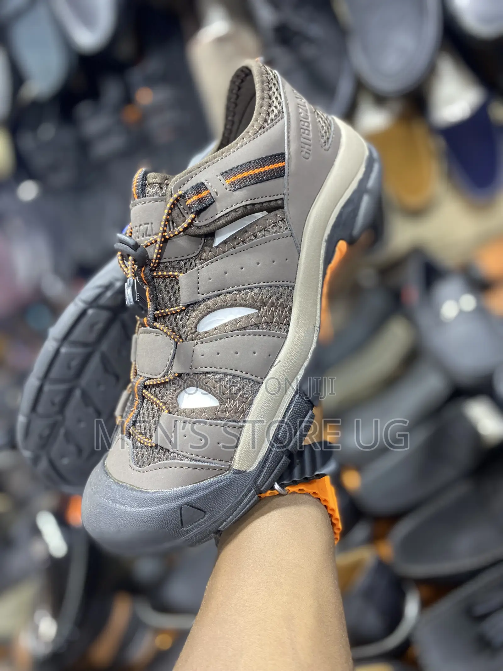Men’S Casual Genuine Open Flat Shoes
