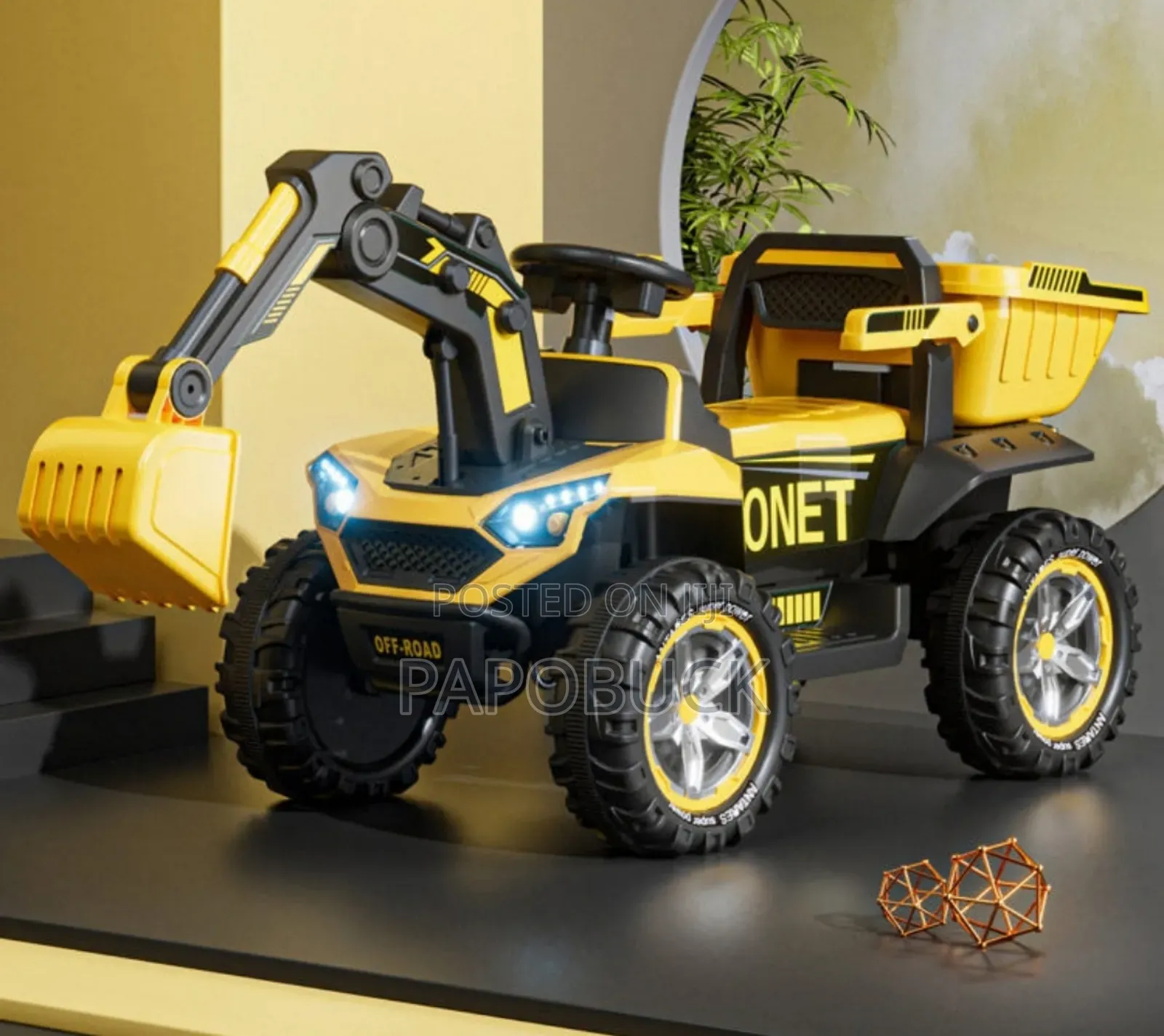 Super Large Kids 24v Excavator Car
