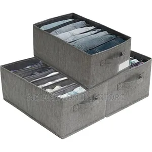 2pcs Cloth Organizers With Partitions