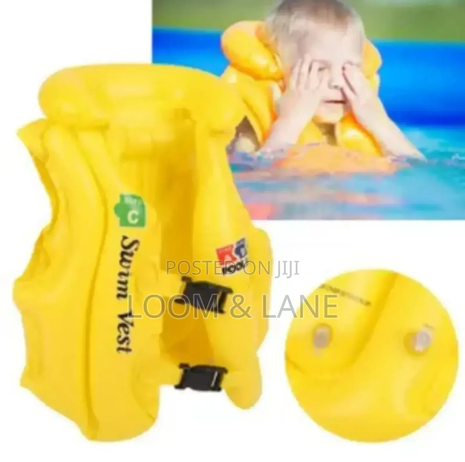 Kids' Inflatable Floating Swim Vest