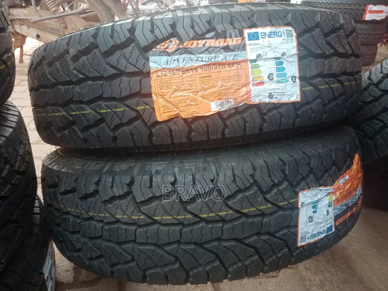 215/75r15 All Terrian With White Wall.