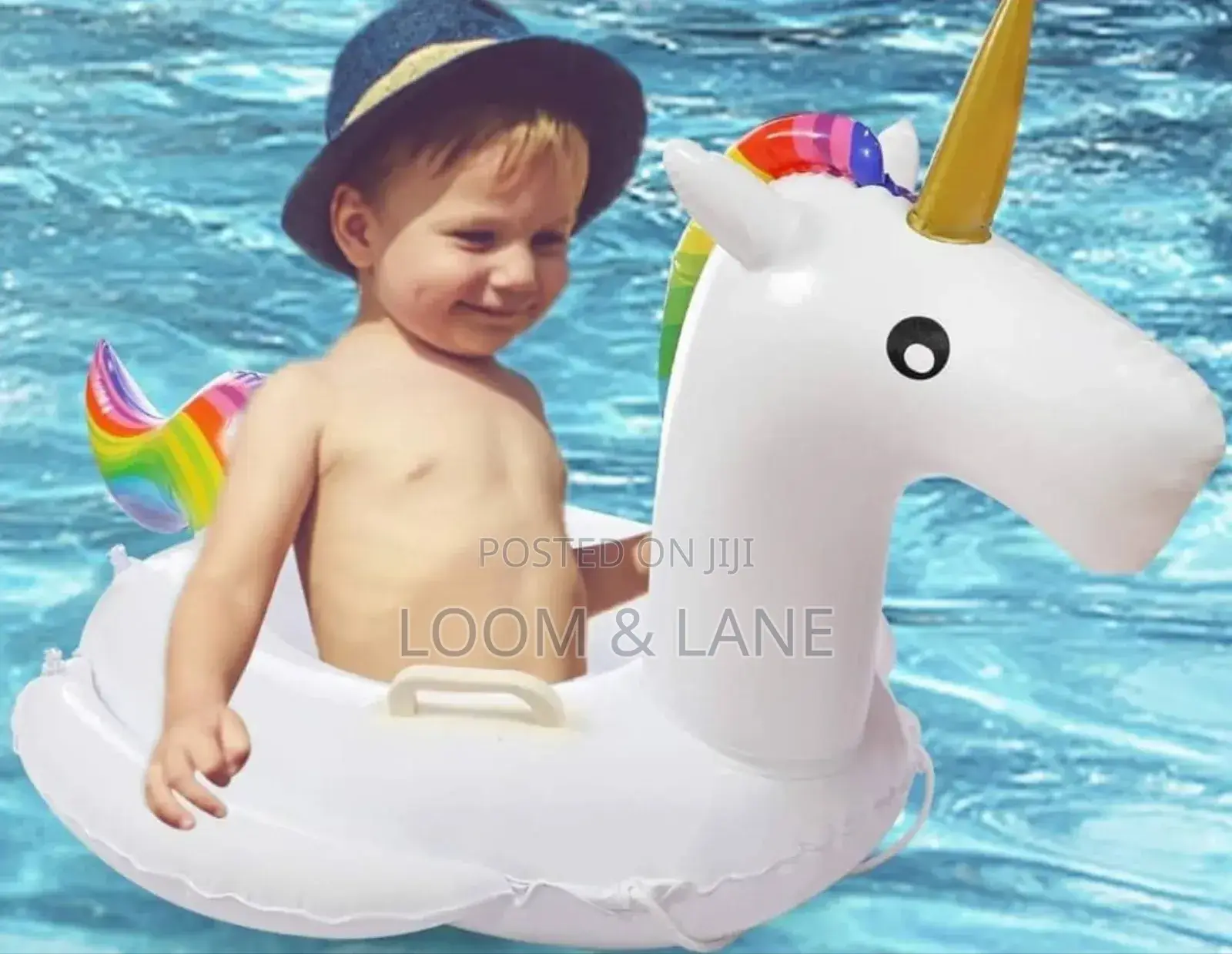 Baby Pool Float Unicorn Inflatable Swimming Ring
