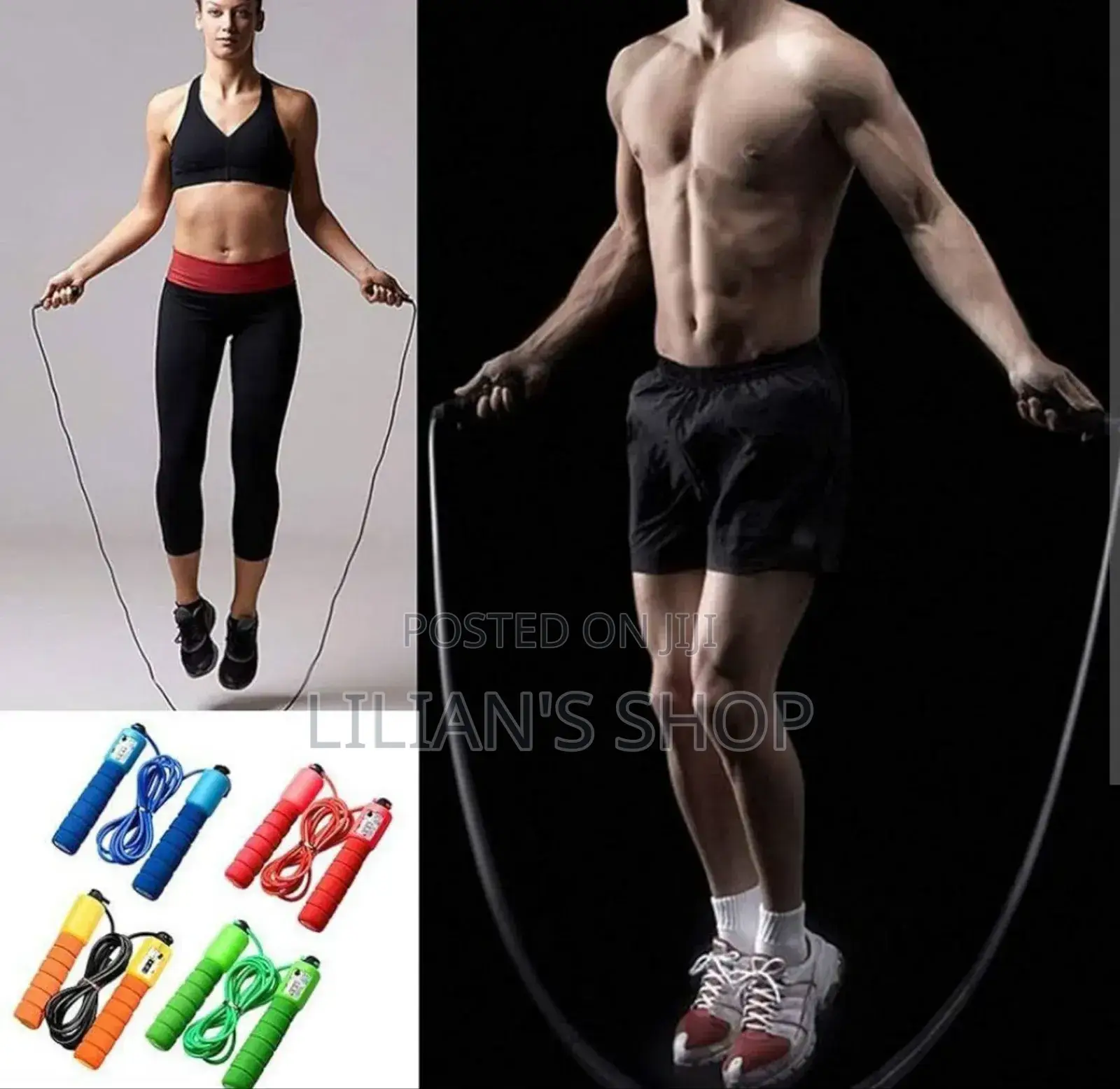 Adjustable Speed Fitness Jumping Rope