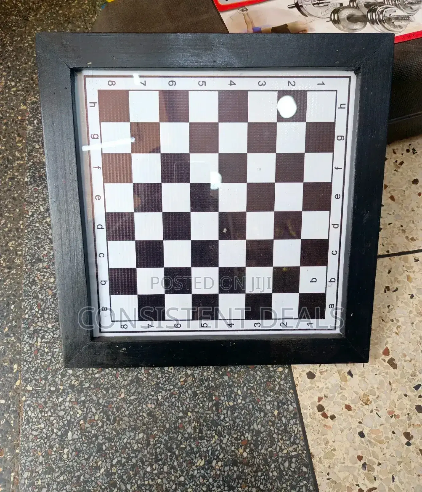 Portable Draft/ Chess Game Board