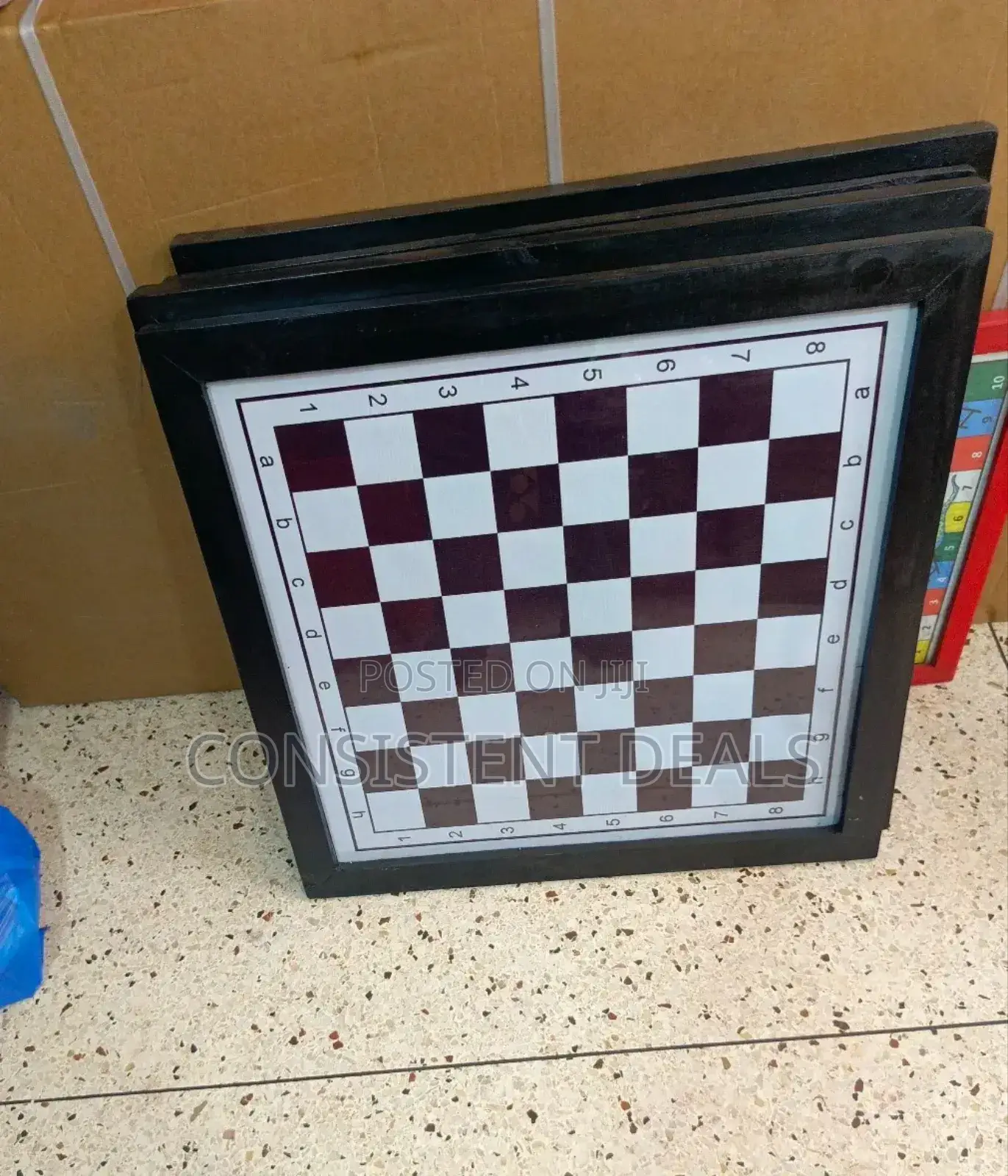 24x24cm 2in1 Draft/ Chess Game Board