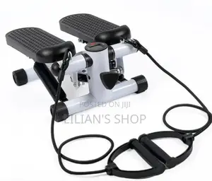 Mini Stepper With Resistance Band for Home Workout