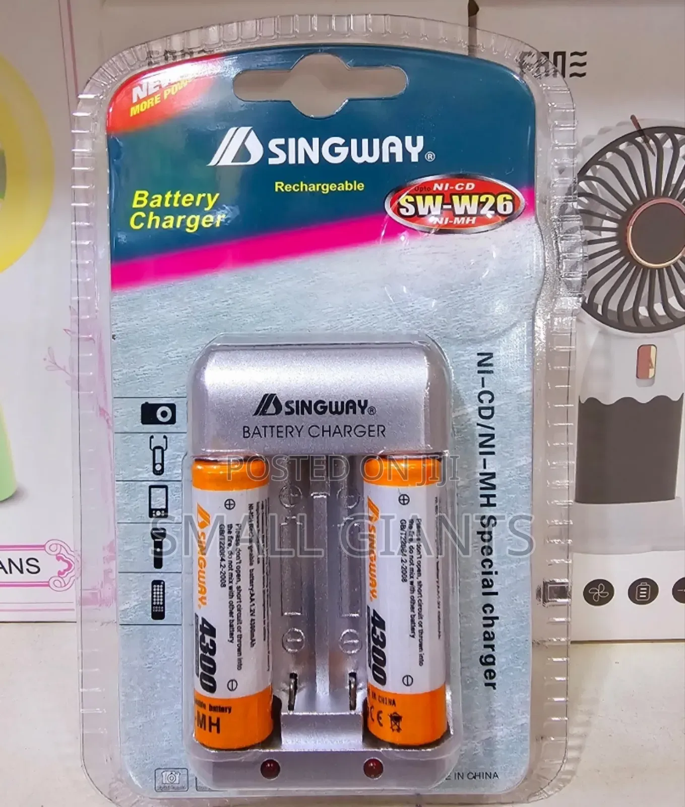 Singway Rechargeable Battery Charger
