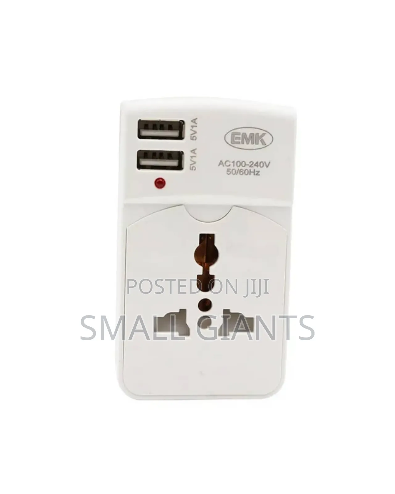 3 Pin/Uk Universal Plug With 2 USB Ports,2 Way Multi Adapter