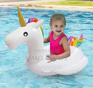 Baby Pool Float Unicorn Inflatable Swimming Ring Seat