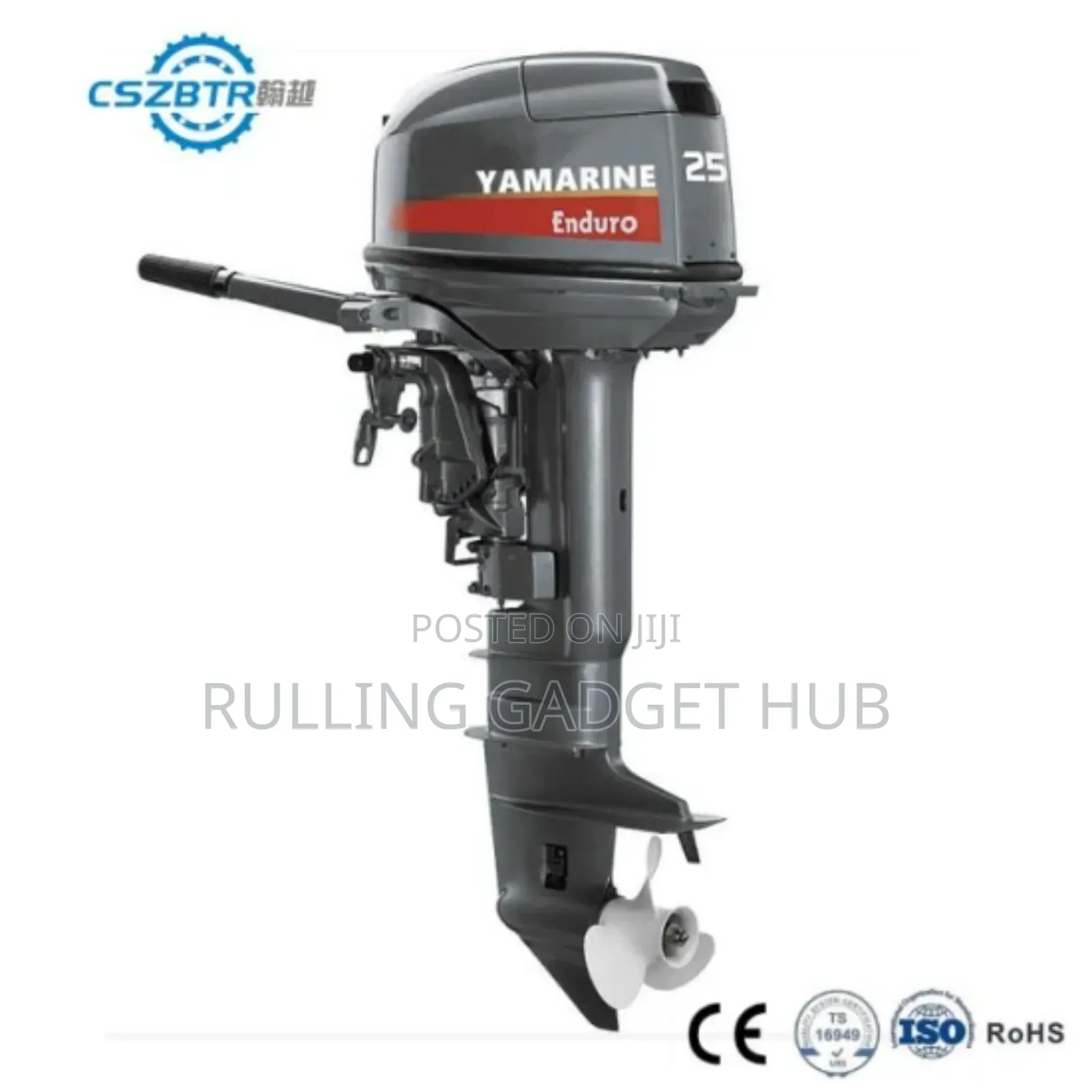 Yamaha 15hp 2 Stroke Enduro - Black