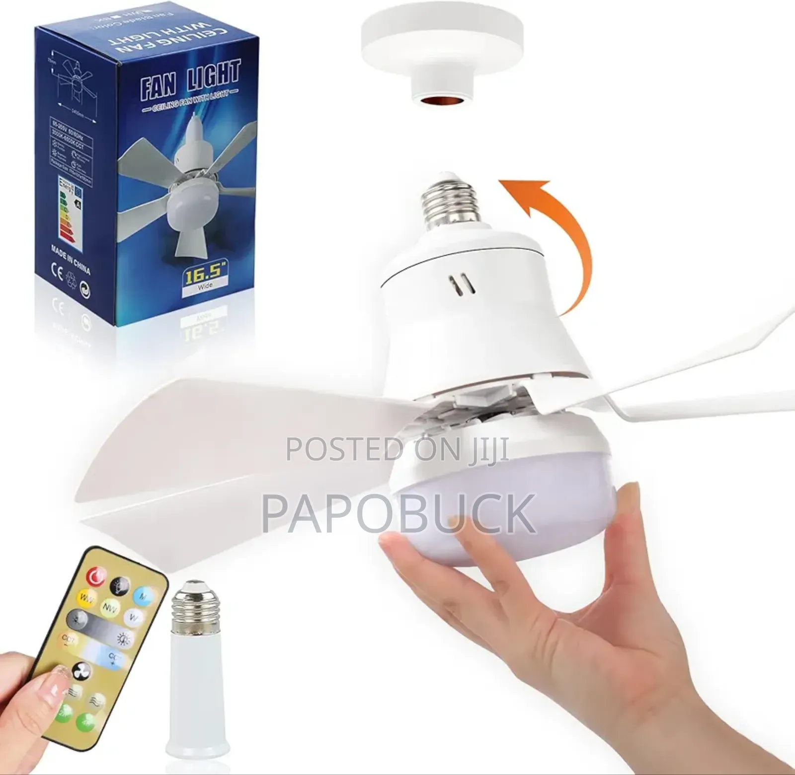 Socket Ceiling Fan Light