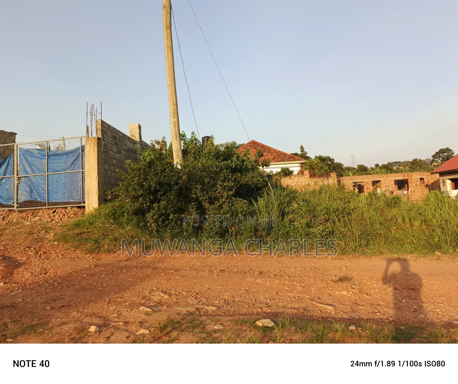 100by50ft Plot for Sale in Buwaate