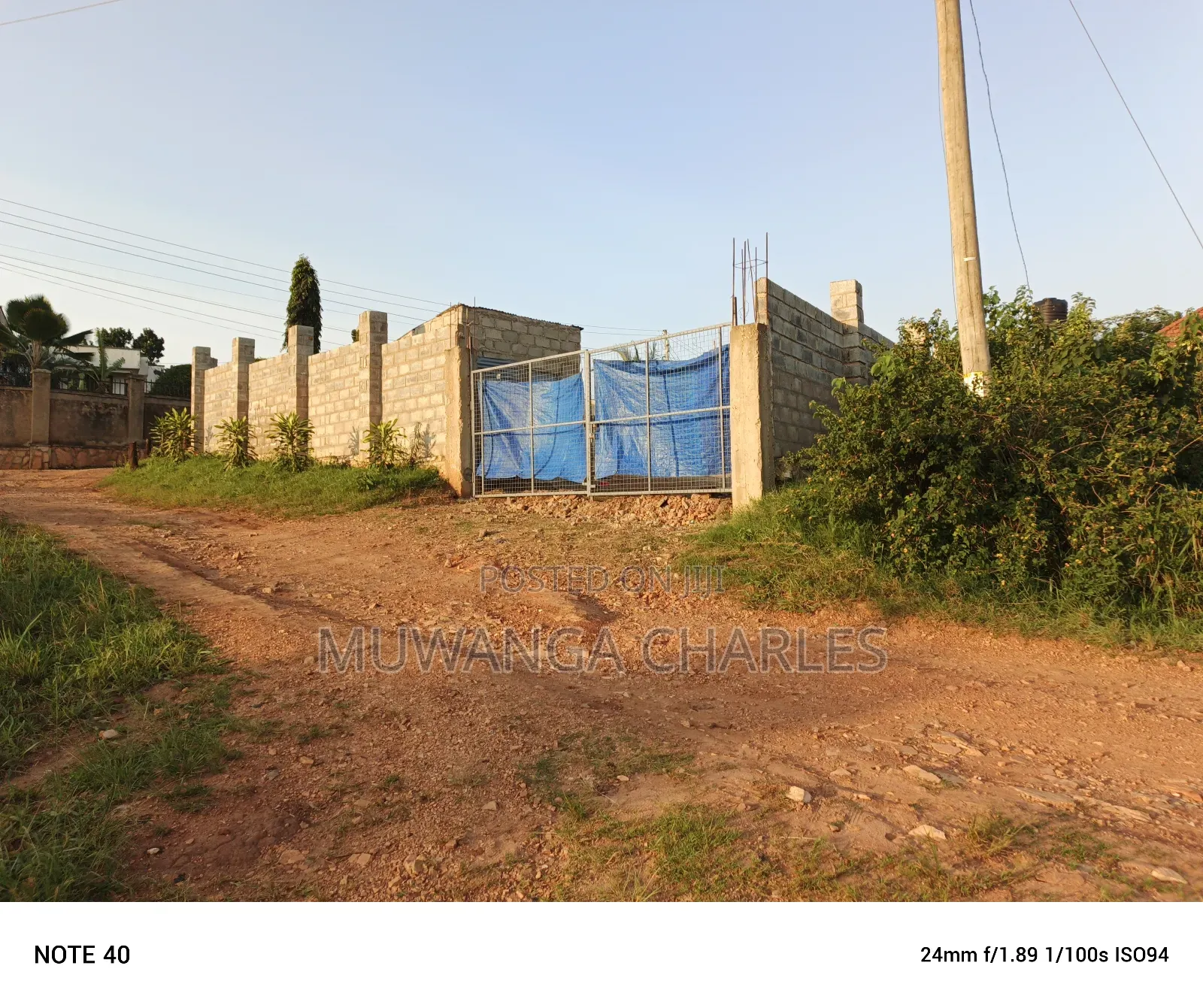 100by50ft Plot for Sale in Buwaate