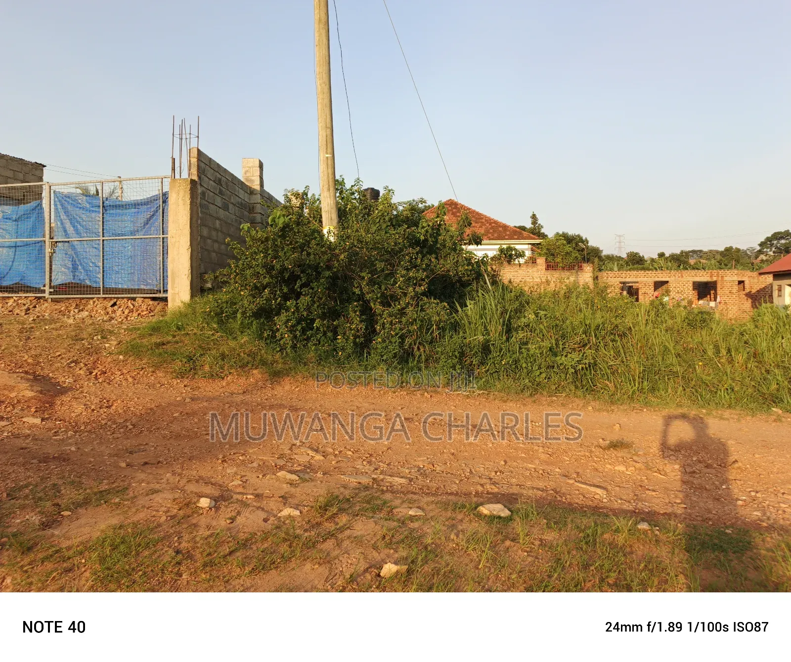 100by50ft Plot for Sale in Buwaate