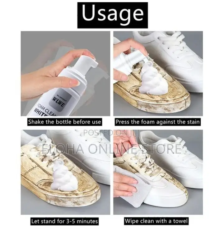 KUAKUA Foaming White Shoe Cleaner