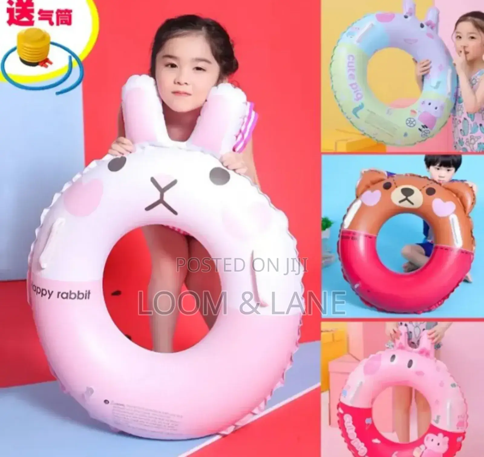 Baby Inflatable Swimming Ring With Handles