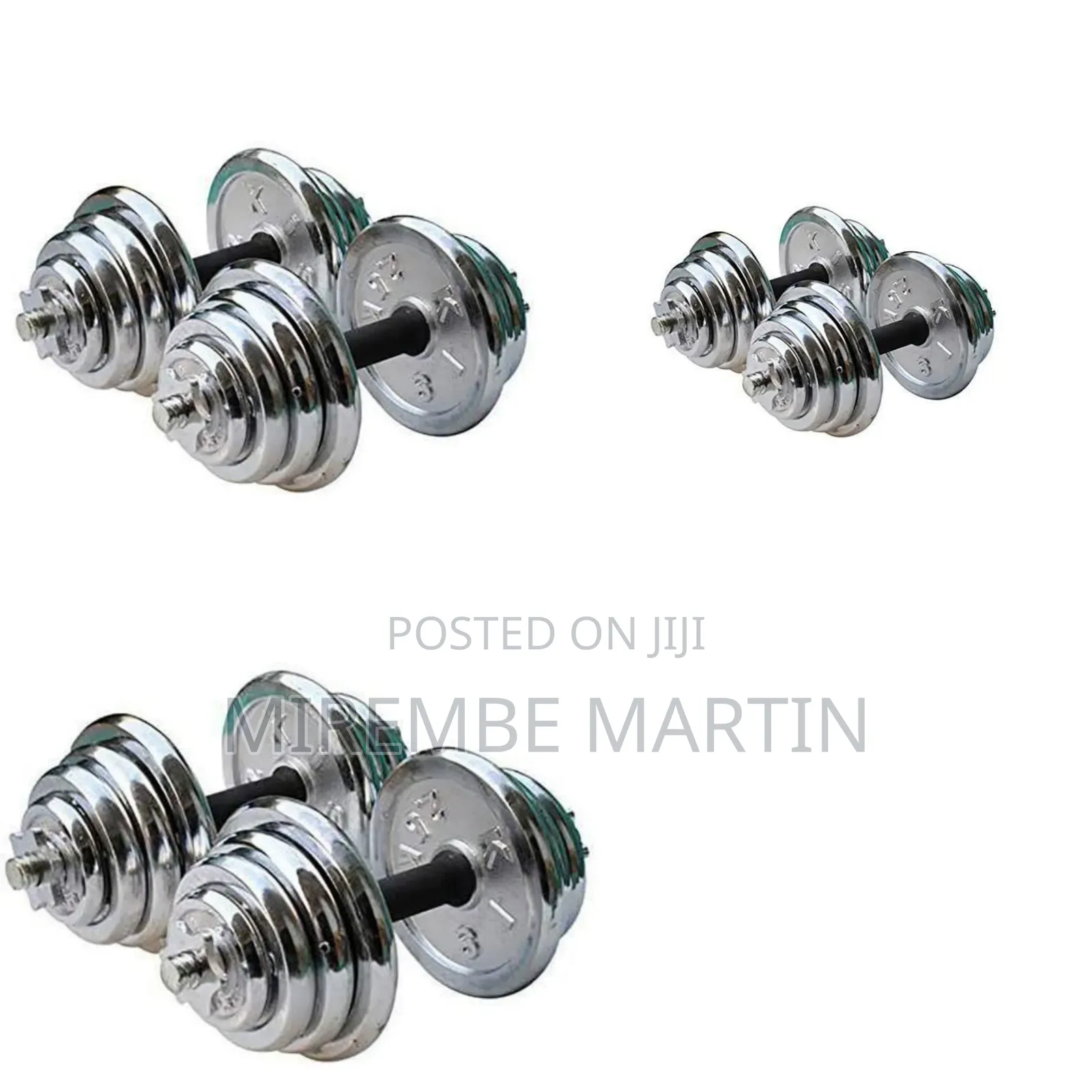 Stainless Dumbbell Set
