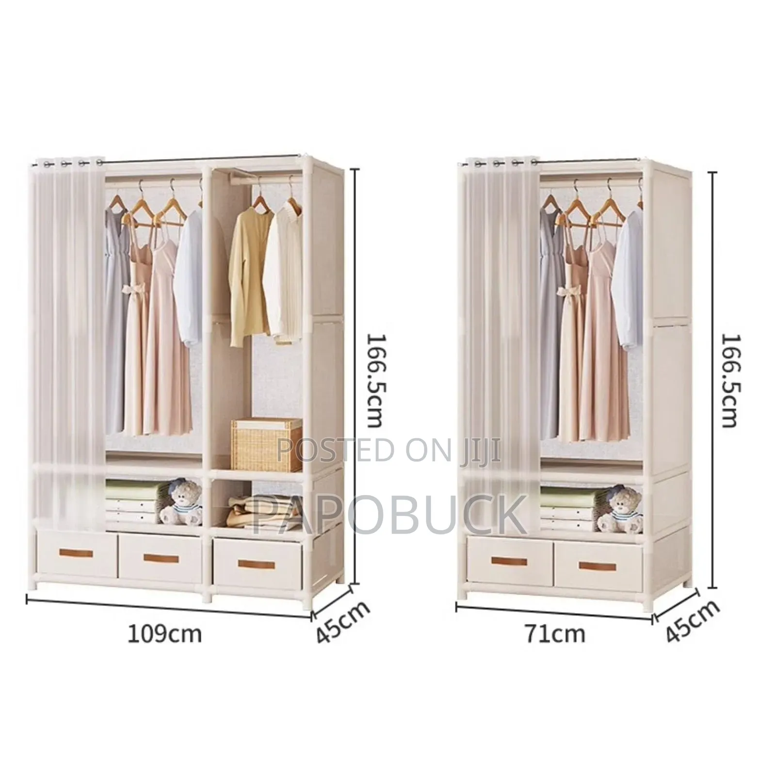 High Quality 3 Columns Wardrobe