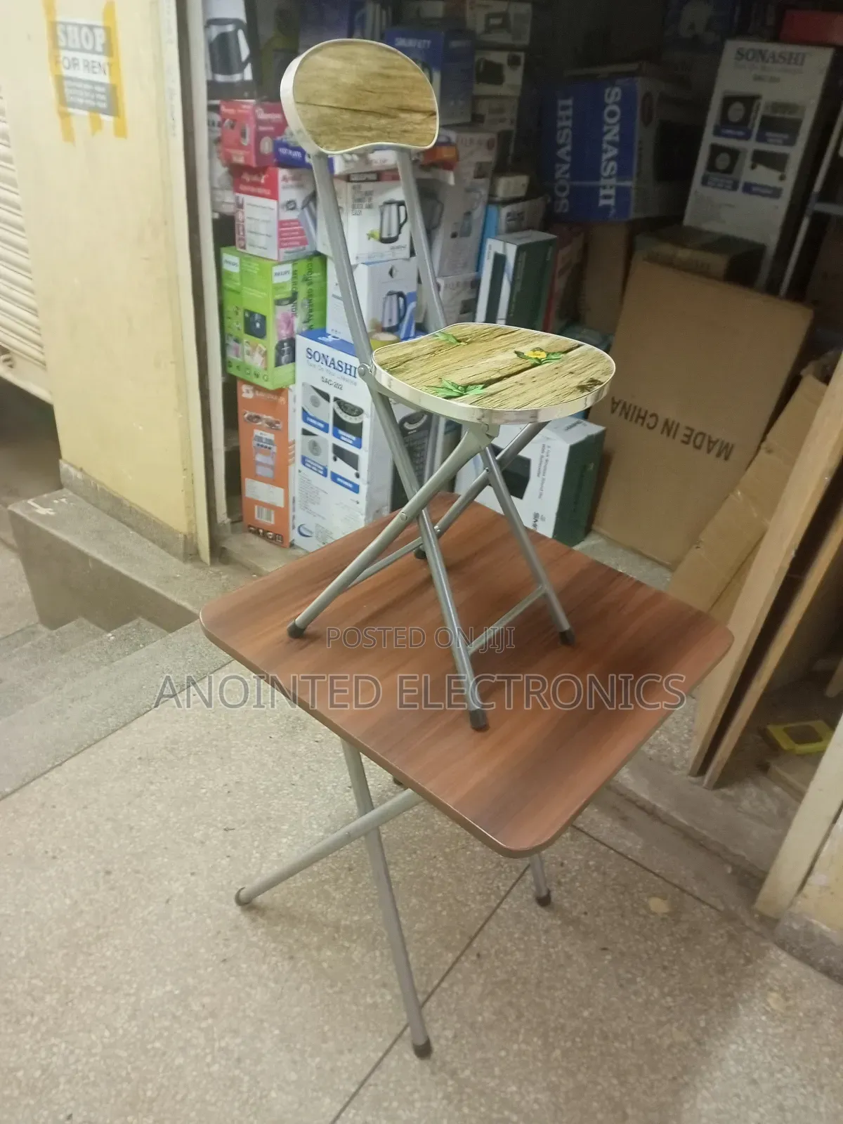 Foldable Reading Table With Chair