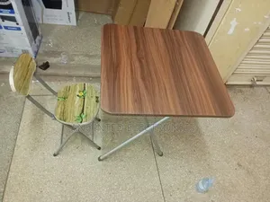 Foldable Reading Table With a Chair