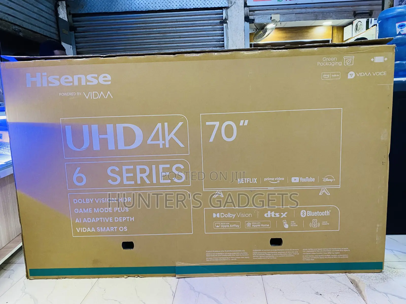 Uhd Smart a 6 Series 70 Inch Brand New Wz All Accessories