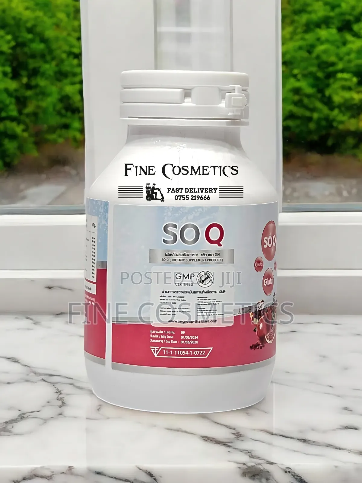 SOQ Glutathione + Collagen 10000mg Nano Skin Whitening Pills