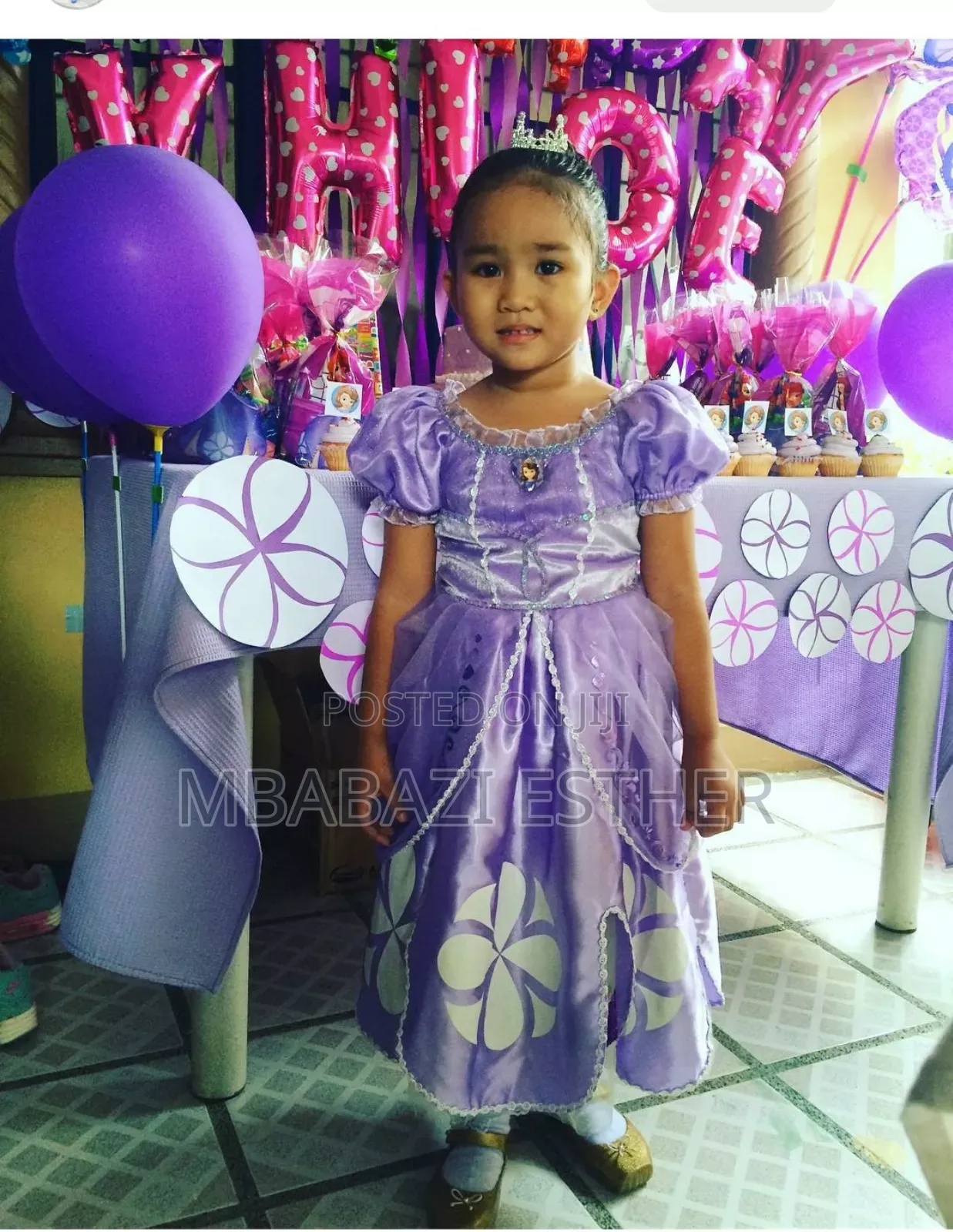 Sofia Play /Party Costume 3-6years