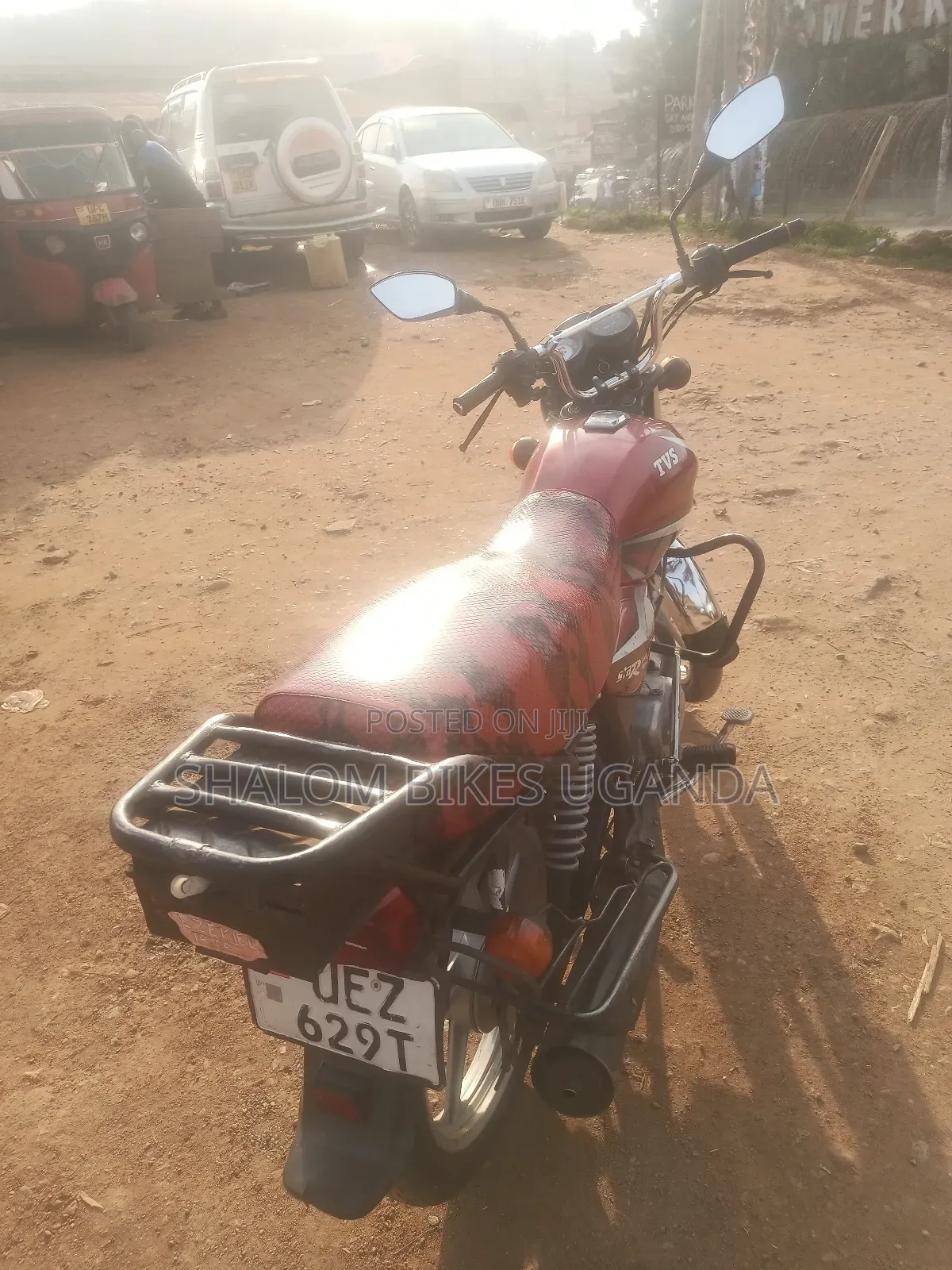 TVS HLX 125 2018 Red