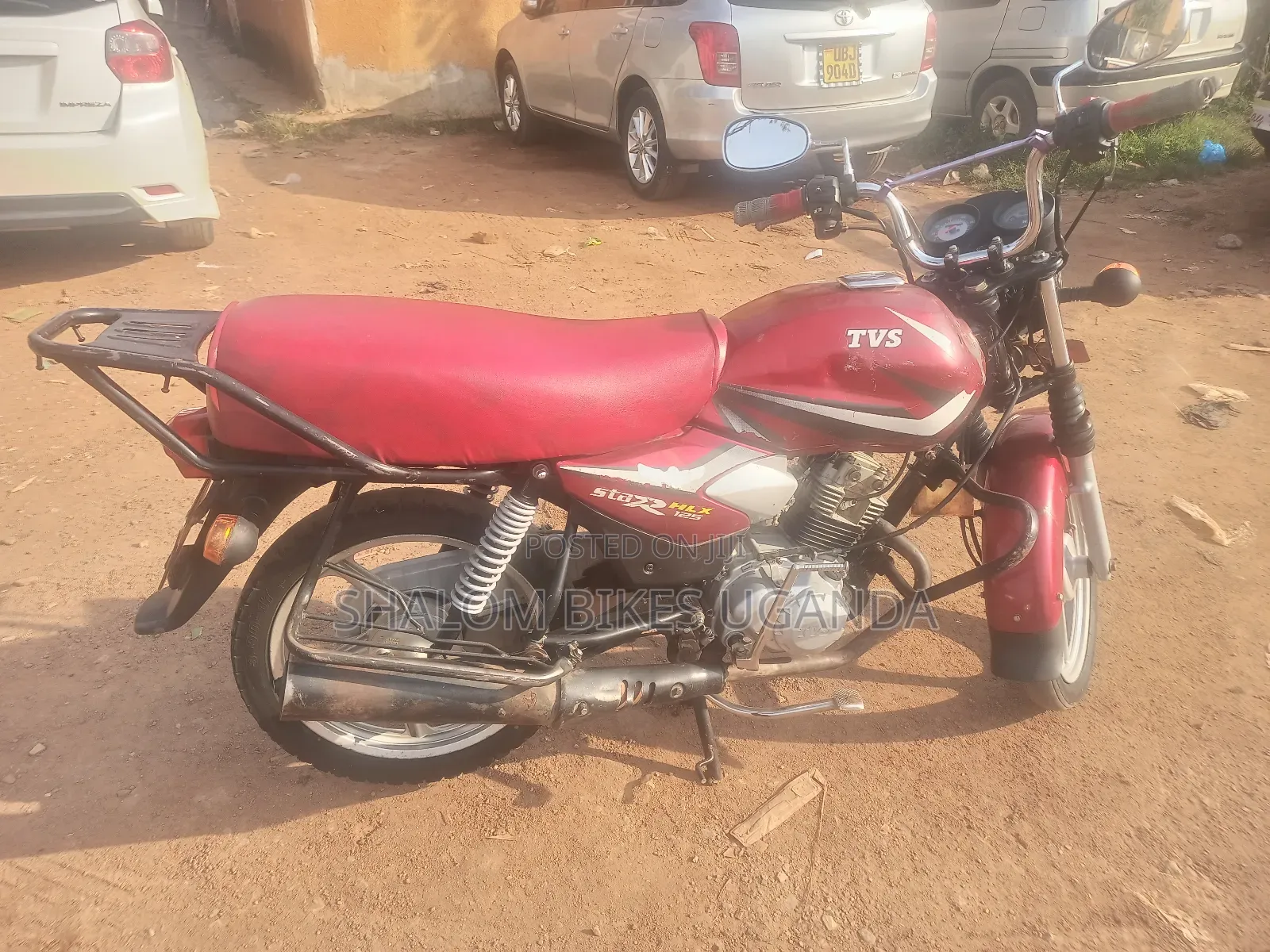 TVS HLX 125 2023 Red