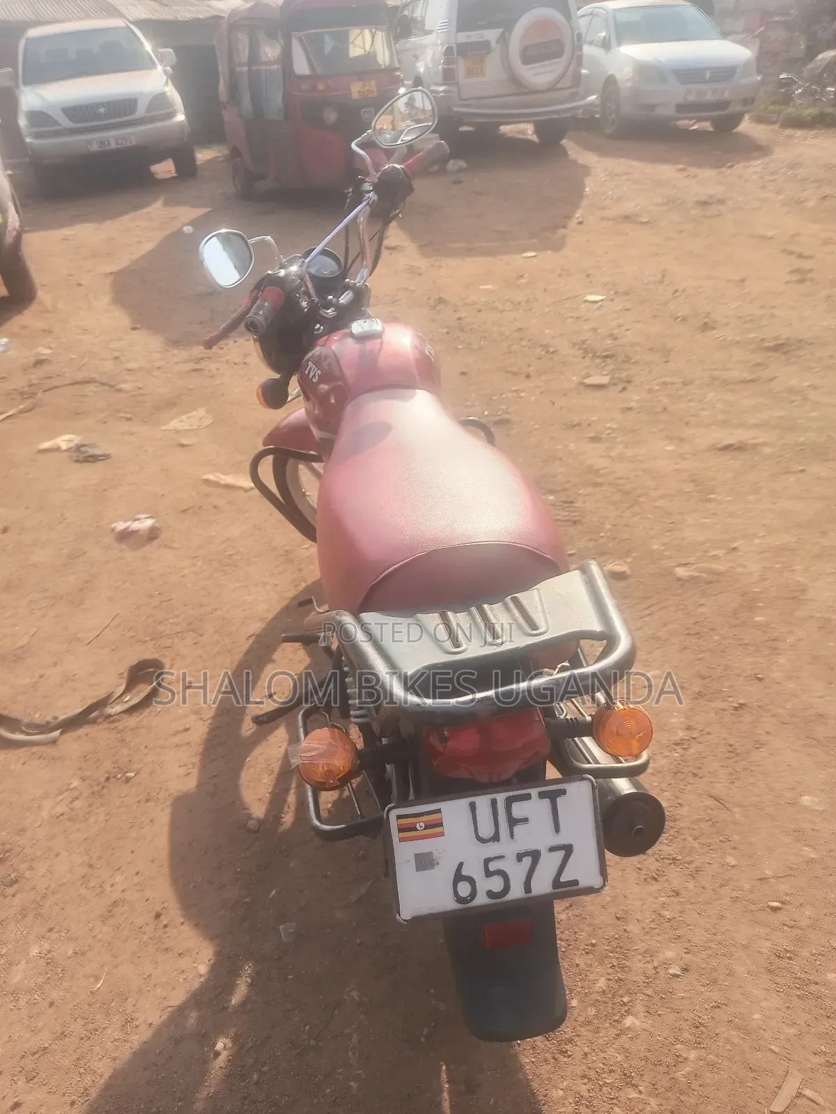 TVS HLX 125 2023 Red