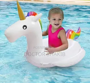 Baby Pool Float Unicorn Inflatable Swimming Seat-New
