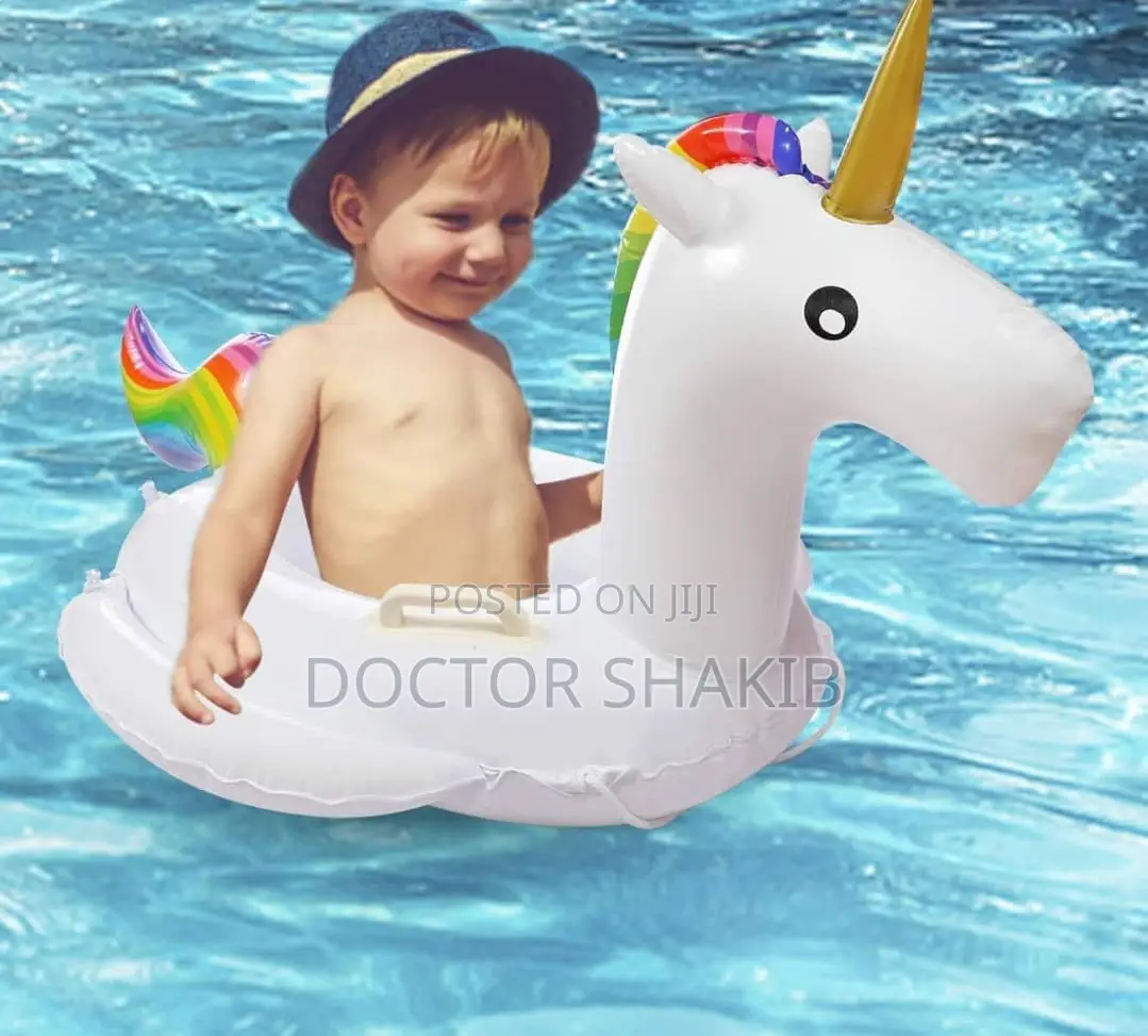 Baby Pool Float Unicorn Inflatable Swimming Seat-New