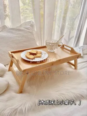 Foldable Bamboo Tray Multipurpose