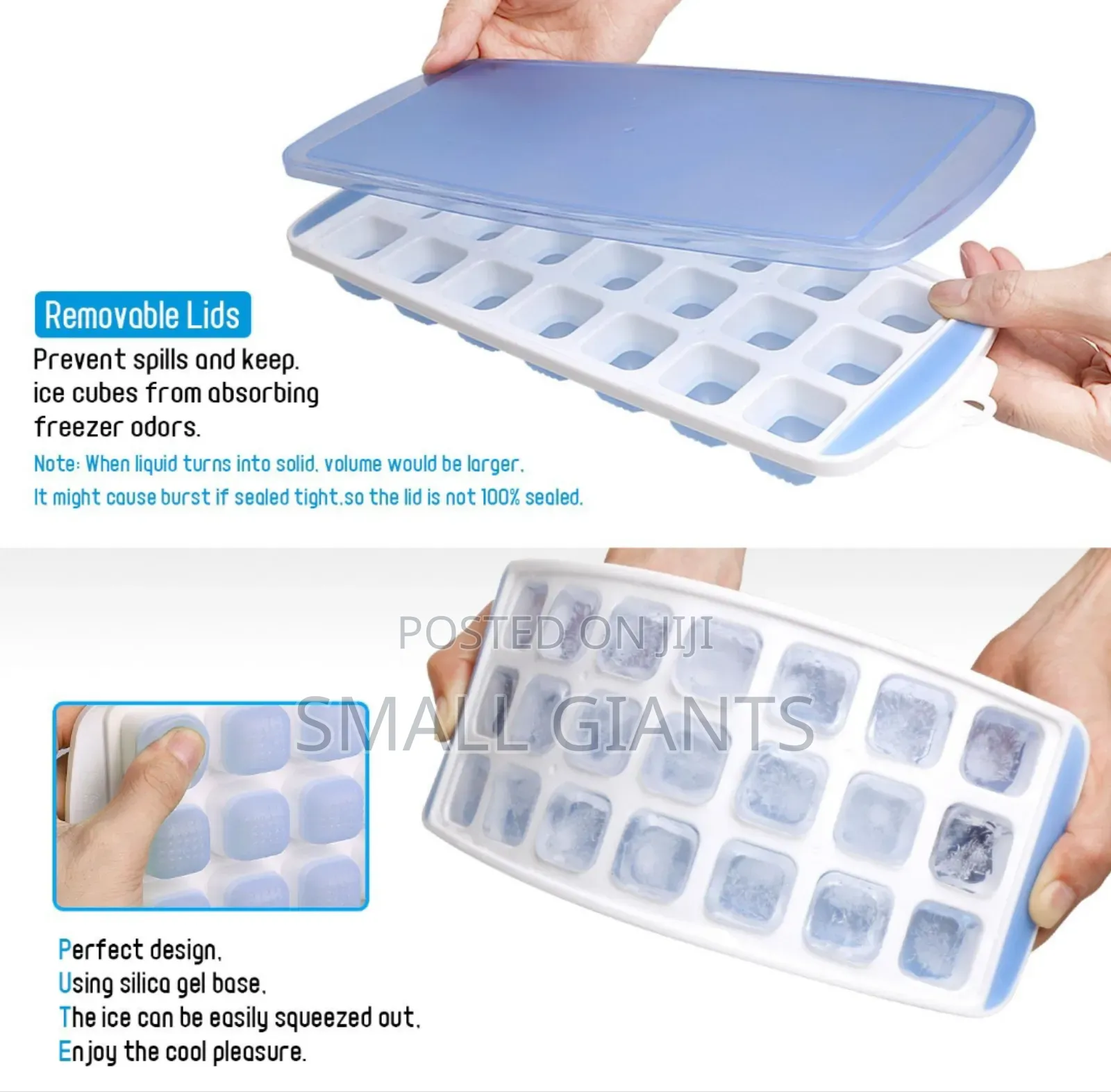 Ice Cube Molds With Lids