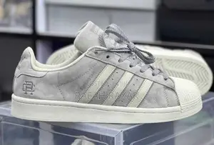 Original Mid Grey Suede Adidas Superstar Sneaker