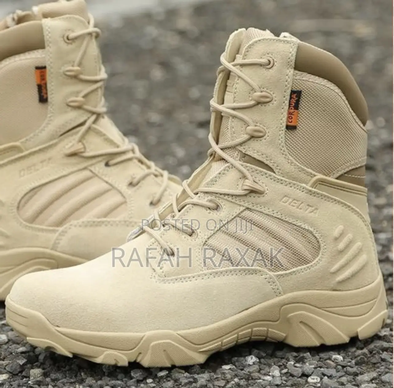 Original Khaki Delta Outdoor Military Combat Desert Boots