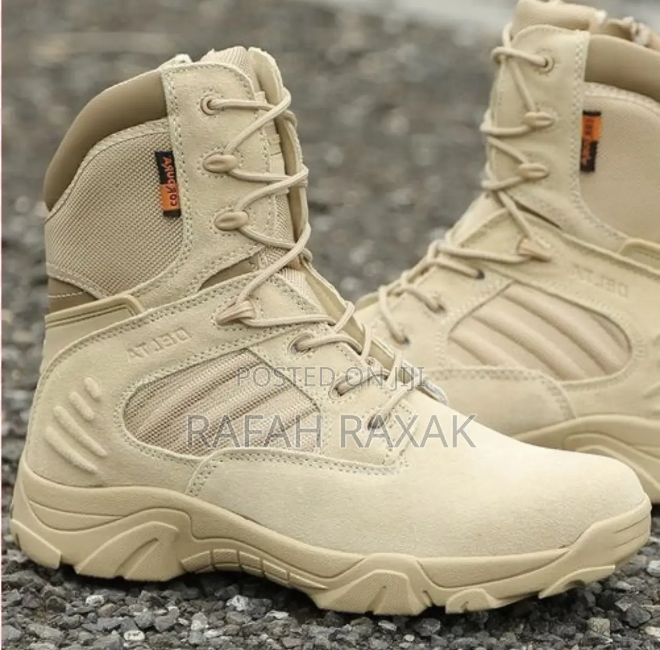 Original Khaki Delta Outdoor Military Combat Desert Boots