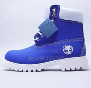 Original Blue/White Timberland 6 Inch Waterproof High Boots