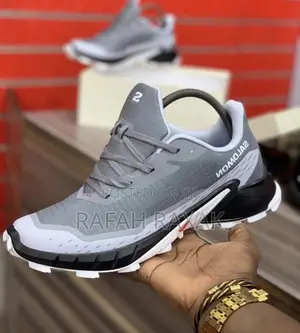 Original Men’S Grey Salomon Alphacross Trail Casual Sneakers