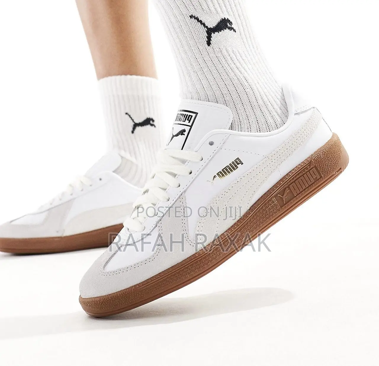 Original White Puma Army Trainer Casual Sneakers