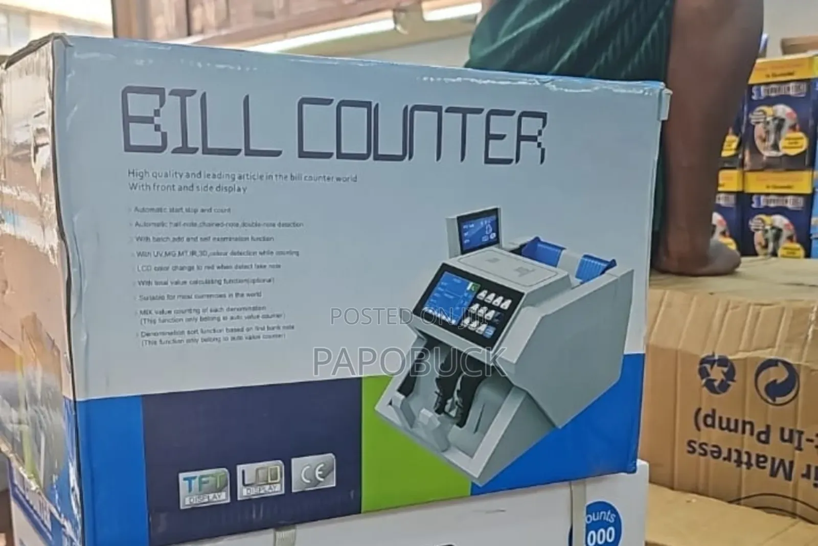 Bill Counter With Automatic Fake Notes Detector