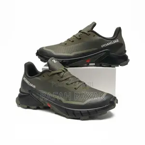 Original Army Green Salomon Alphacross Casual Running Shoes