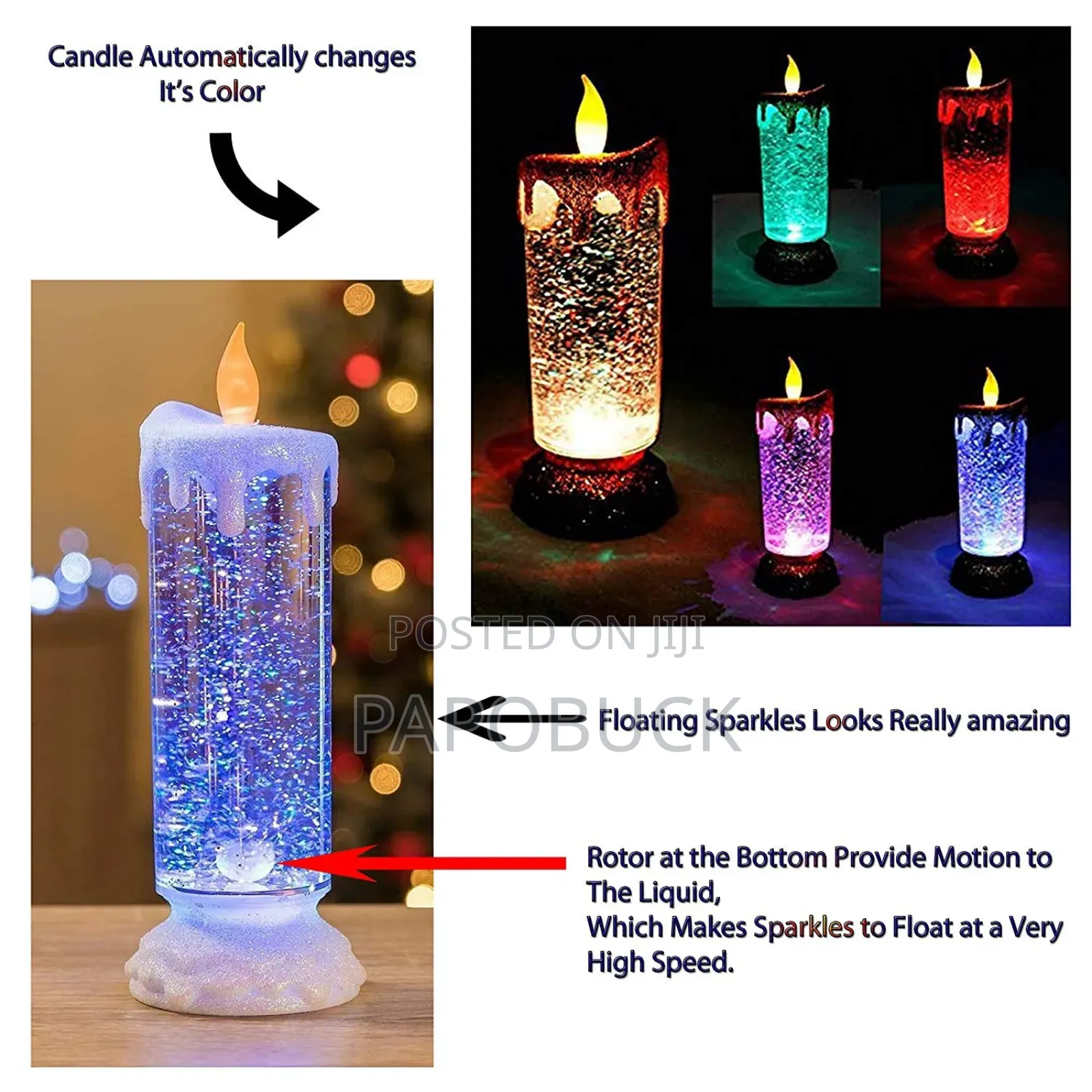 Tornado Flameless Candle With Vivid Effect