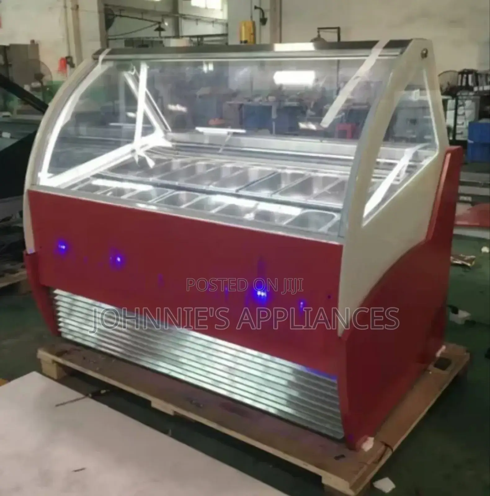 Multifunctional Commercia Electric Ice Cream Toping Display