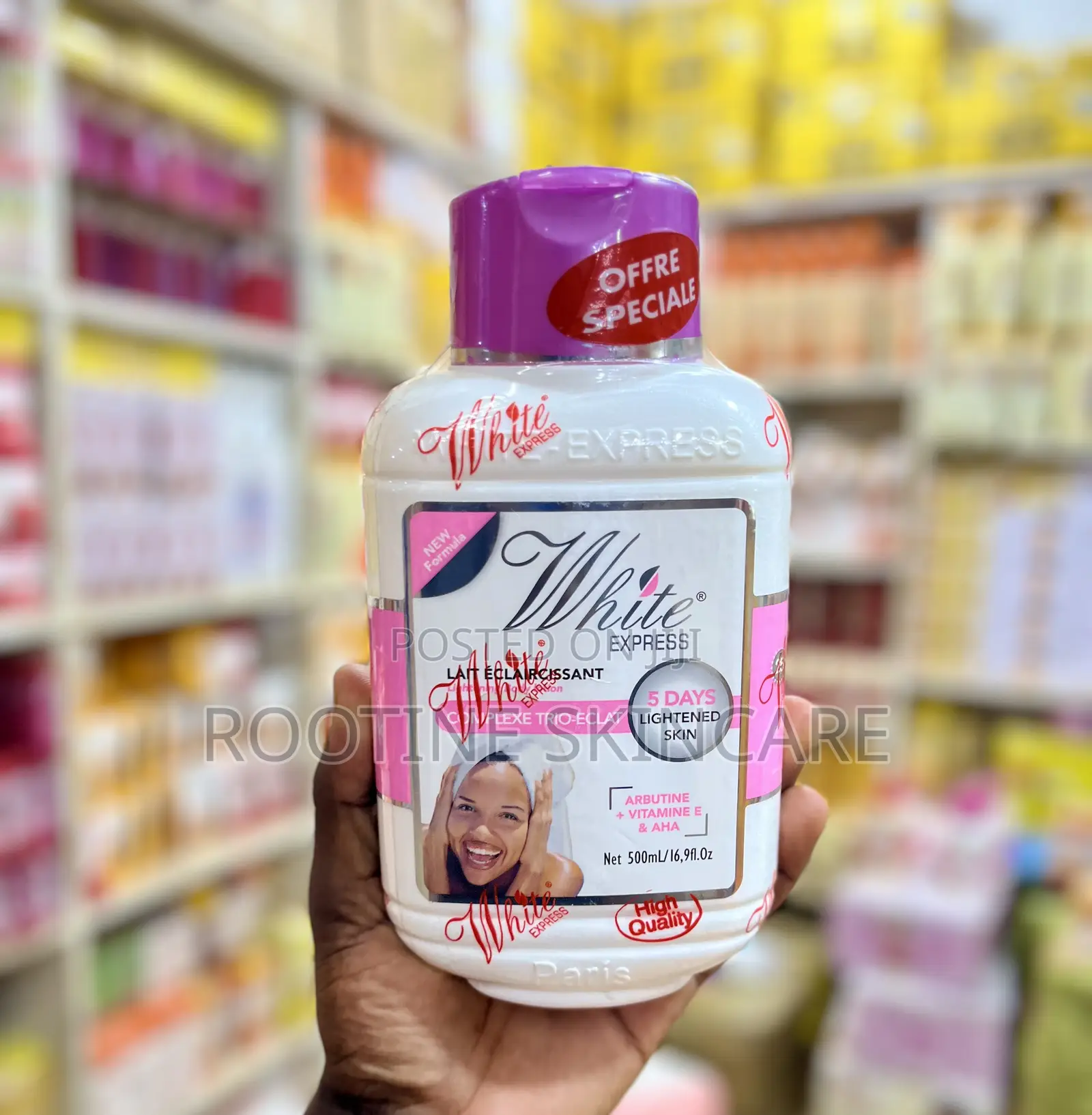 Whit Express 5 Days Loghtening Body Lotion + Arbutin 500mls