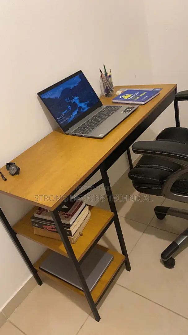 120 Cm Metal Steel Frame Office Desk Table/ Reading Table