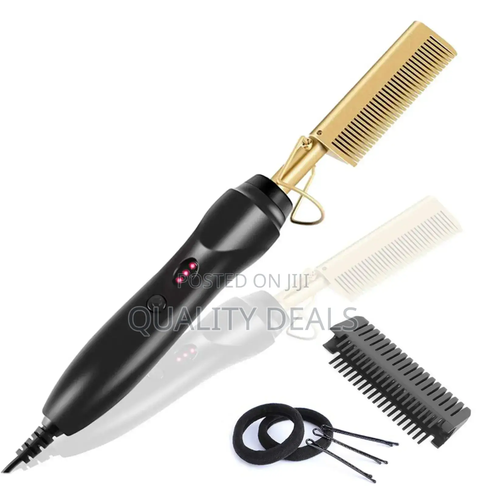 Electric Ceramic Straightening Heat Press Hot Comb