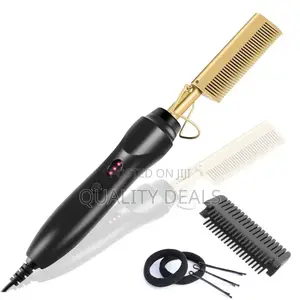 Electric Ceramic Straightening Heat Press Hot Comb
