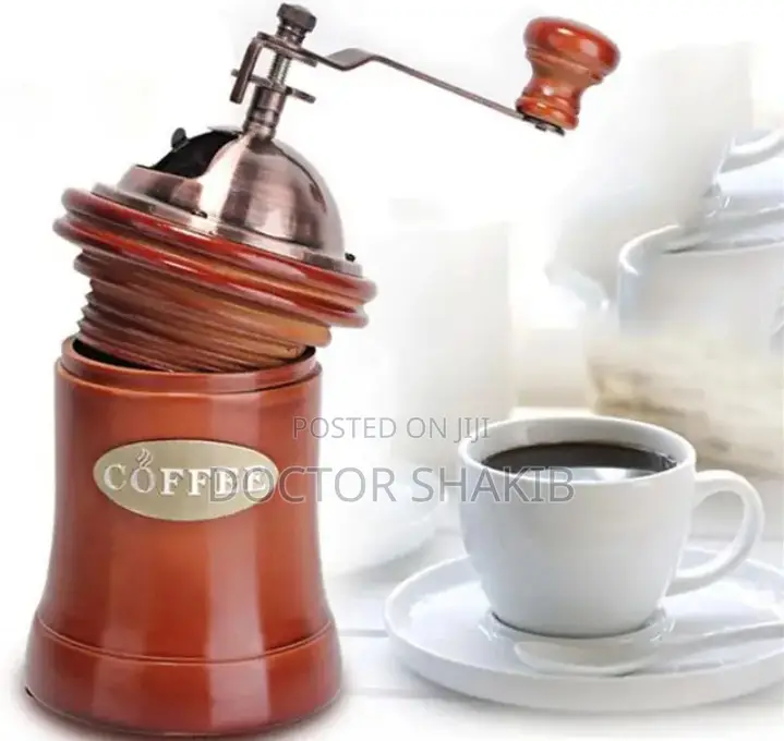 Manual Vintage Wooden Coffee Grinder